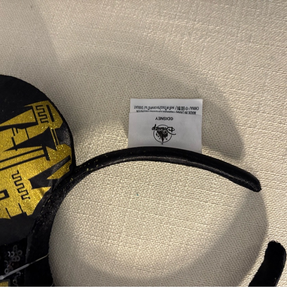 Disney Black and Gold Sequin Minnie Ears Headband new with tag 2024 - Picture 3 of 7